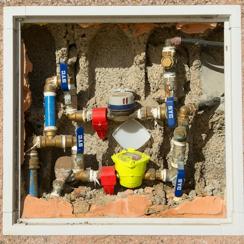 Close-up photo of water meters. Credit: Jan van der Wolf / Pexels