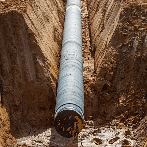 Excavation for a main line replacement. Credit: Maxmann / Pixabay